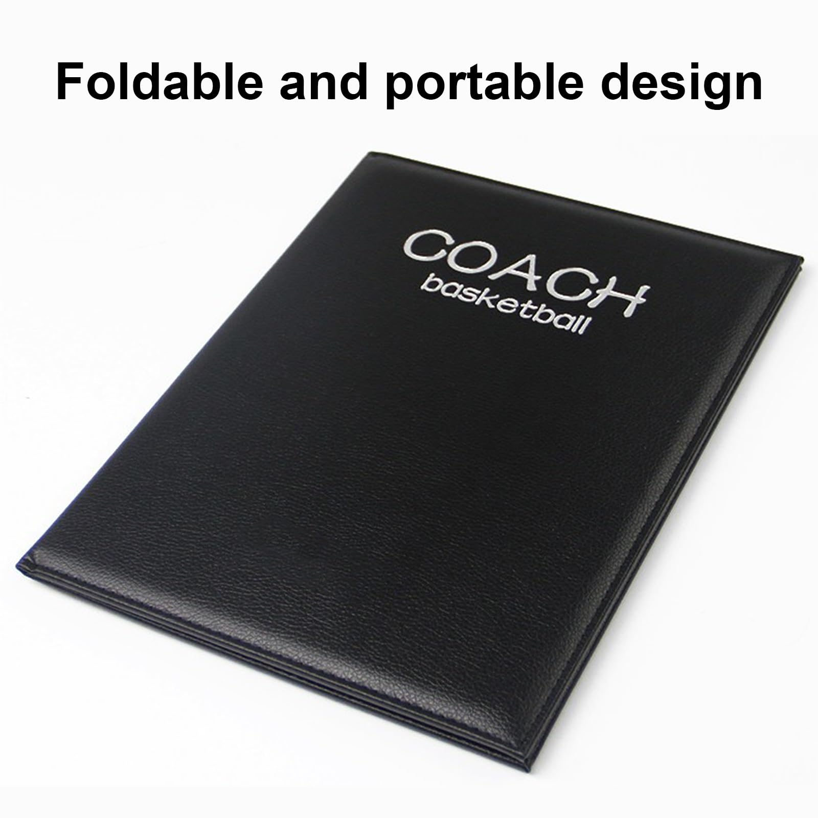 Magnetische Basketball-Coaching-Taktiktafel, Tragbares, Trocken Abwischbares Basketball-Klemmbrett for Trainer, Glatte Schreiboberfläche, Spielermarkern, Stift und Radiergummi