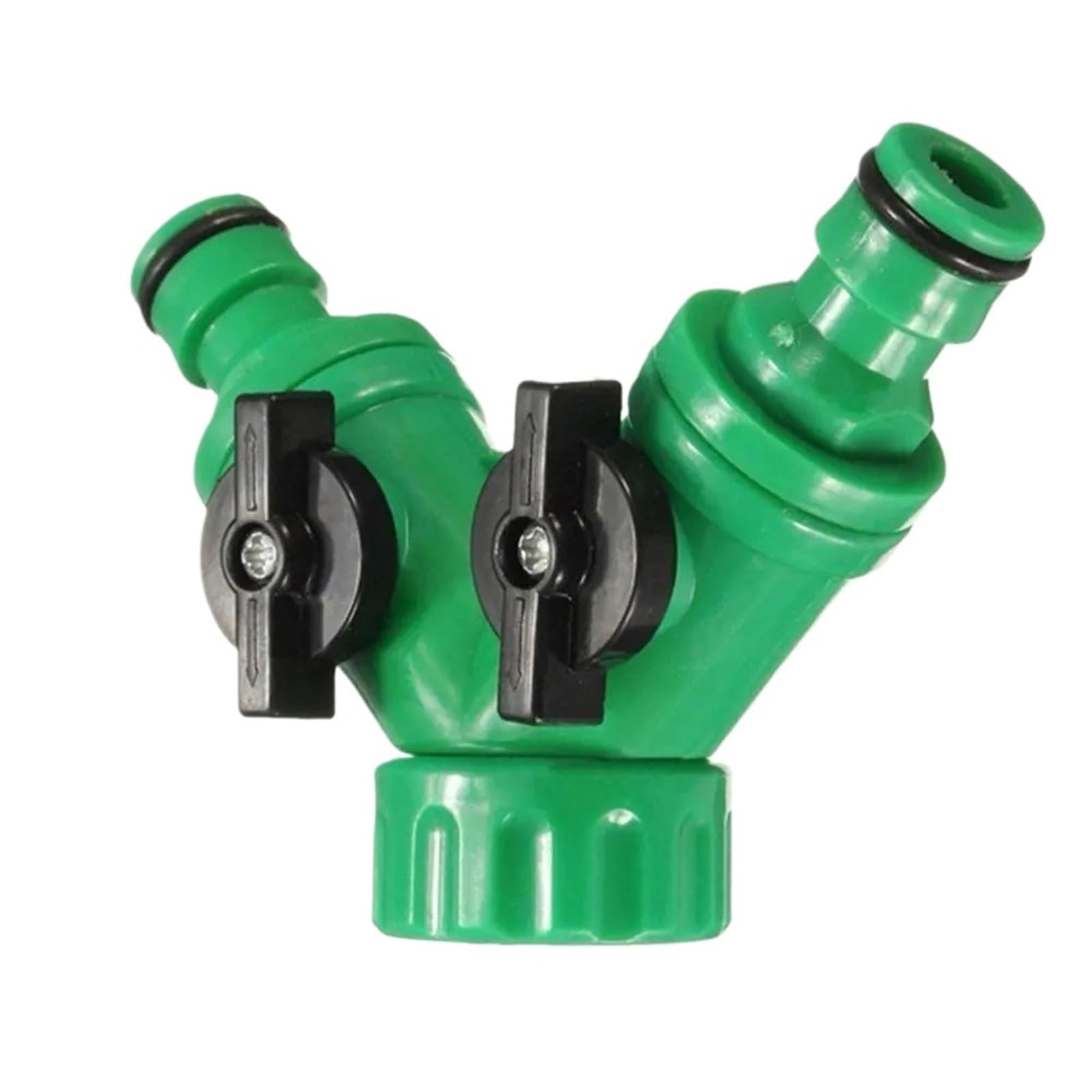 Fbanulpex Women's Green Y-Splitters Garden Hose Connectors, Screw Hose Pipe 2 Way Y Splitter For Lawn Spray Irrigation