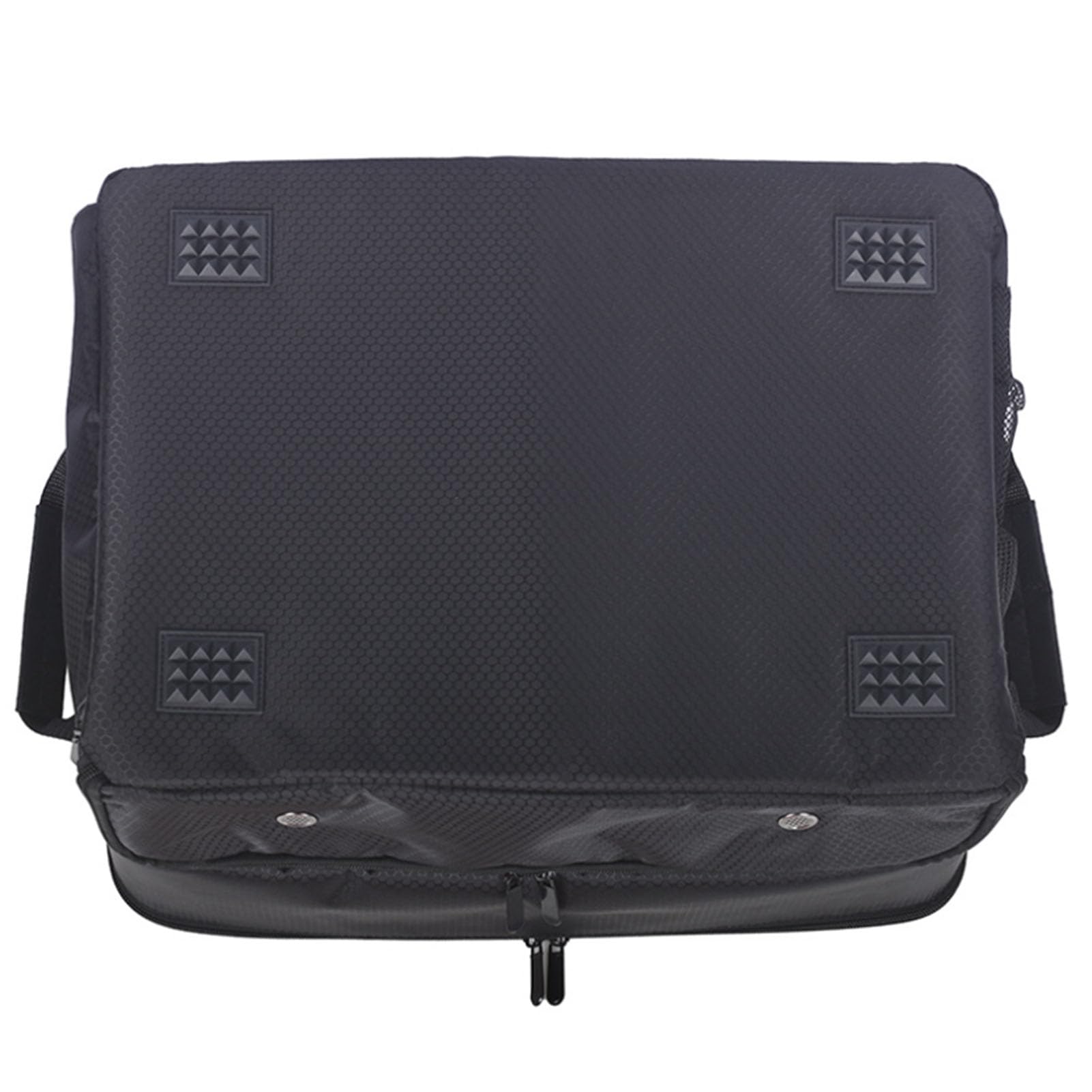 Organizer do Bagażnika Golfisty Składany Organizer Samochodowy z PCV 45x34x26 Cm z 4 Przegródkami 2 Sekcje na Buty Kieszenie Siatkowe do Podróżowania Po Golfie Bagażnik Samochodowy i Dni