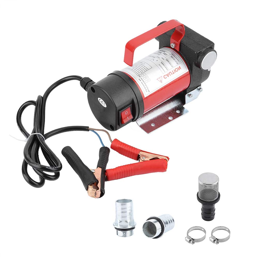 lyrlody Bomba de Aceite de Aspiración DC 12V 160W, Bomba Extractora de Aceite Eléctrica Bomba de Transferencia de Aceite y Diésel Directa por Minuto 40L con Filtro, Nivel de Protección Hasta IP55
