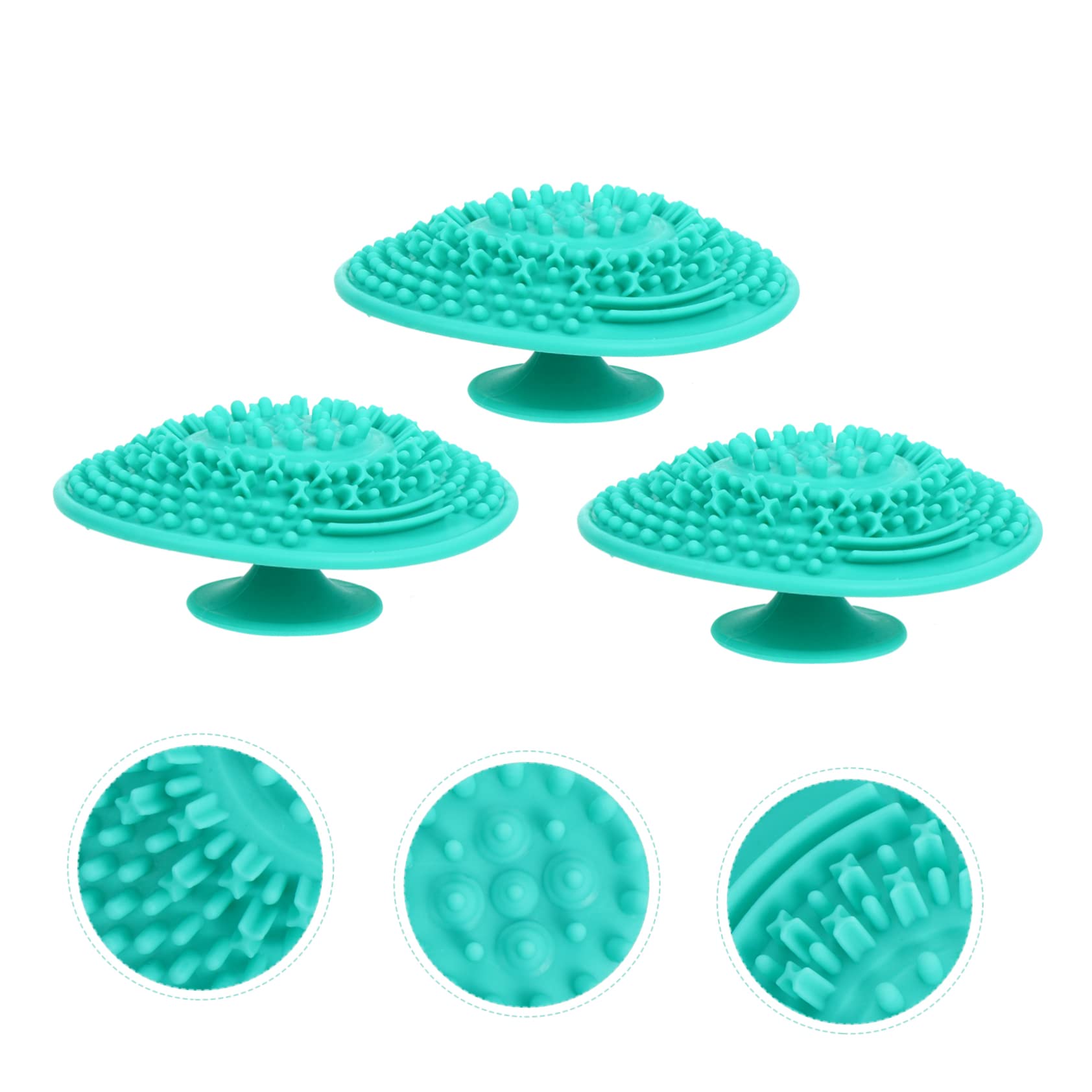 FRCOLOR 15pezzi Tappetini Silicone Per Pulizia Pennelli Make-up Strumento Di Bellezza Portatile e Resistente Per Uso Domestico e Professionale Lavabile e Facile Da Utilizzare