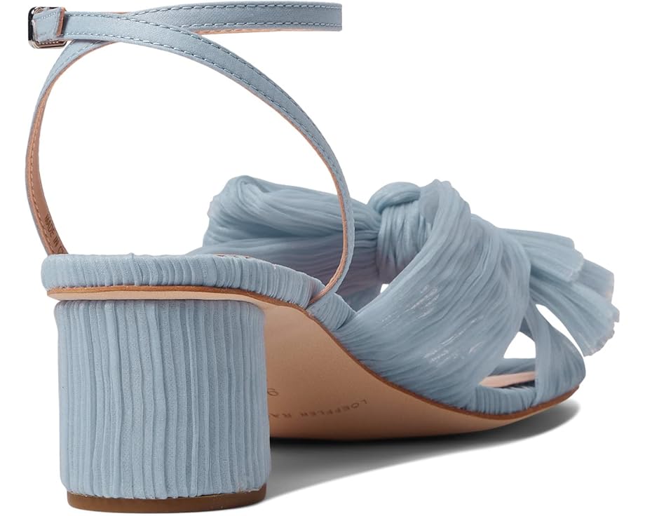 Loeffler Randall Dahlia Pleated Knot Mule with Ankle Strap - Back View