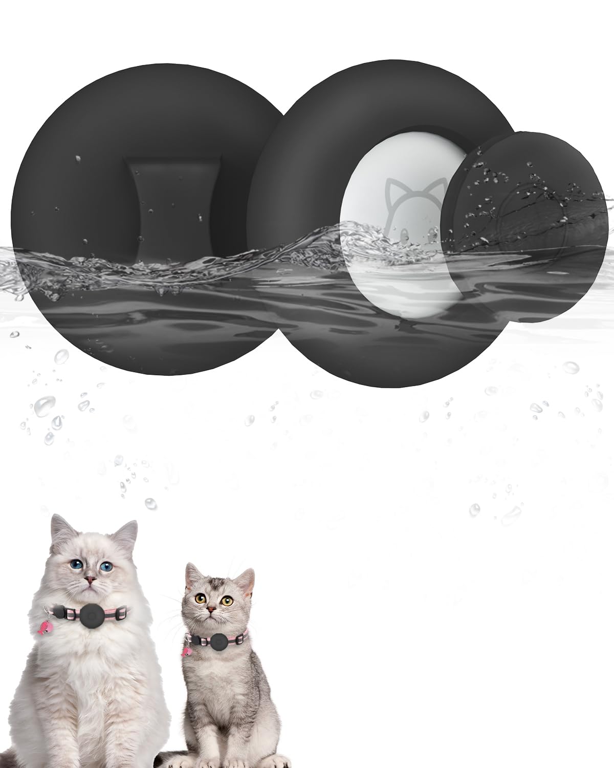 Silicone Holder for Air-tag Dog Collar, Slide-On Lightweight Waterproof Case for Air-tag Dog/Cat 2021 Accessories