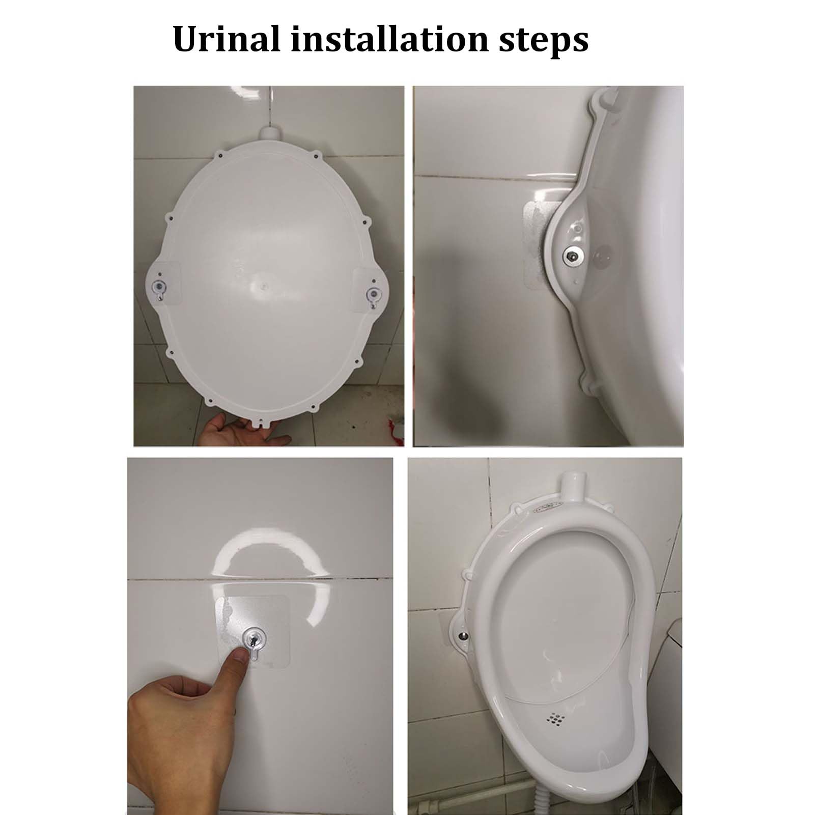 Waterloos Plastic Heren Urinoir, Badkamer Openbaar Toilet Plastic Urinoir Urineomleider Buitentoilet Universeel Uitwasbaar Urinoir, Volwassen Kinderen Waterbesparend Urinoir,voor Garage/school/campi