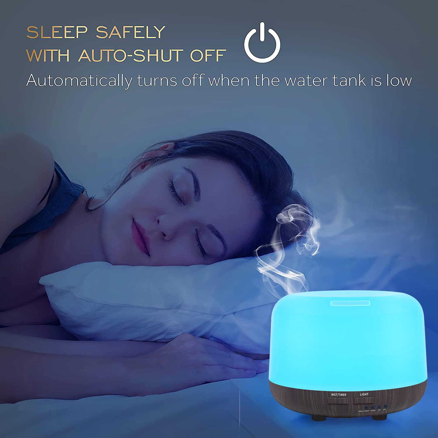 Essential Oil Diffuser, Aroma Diffuser 300ml With Adjustable - View #5