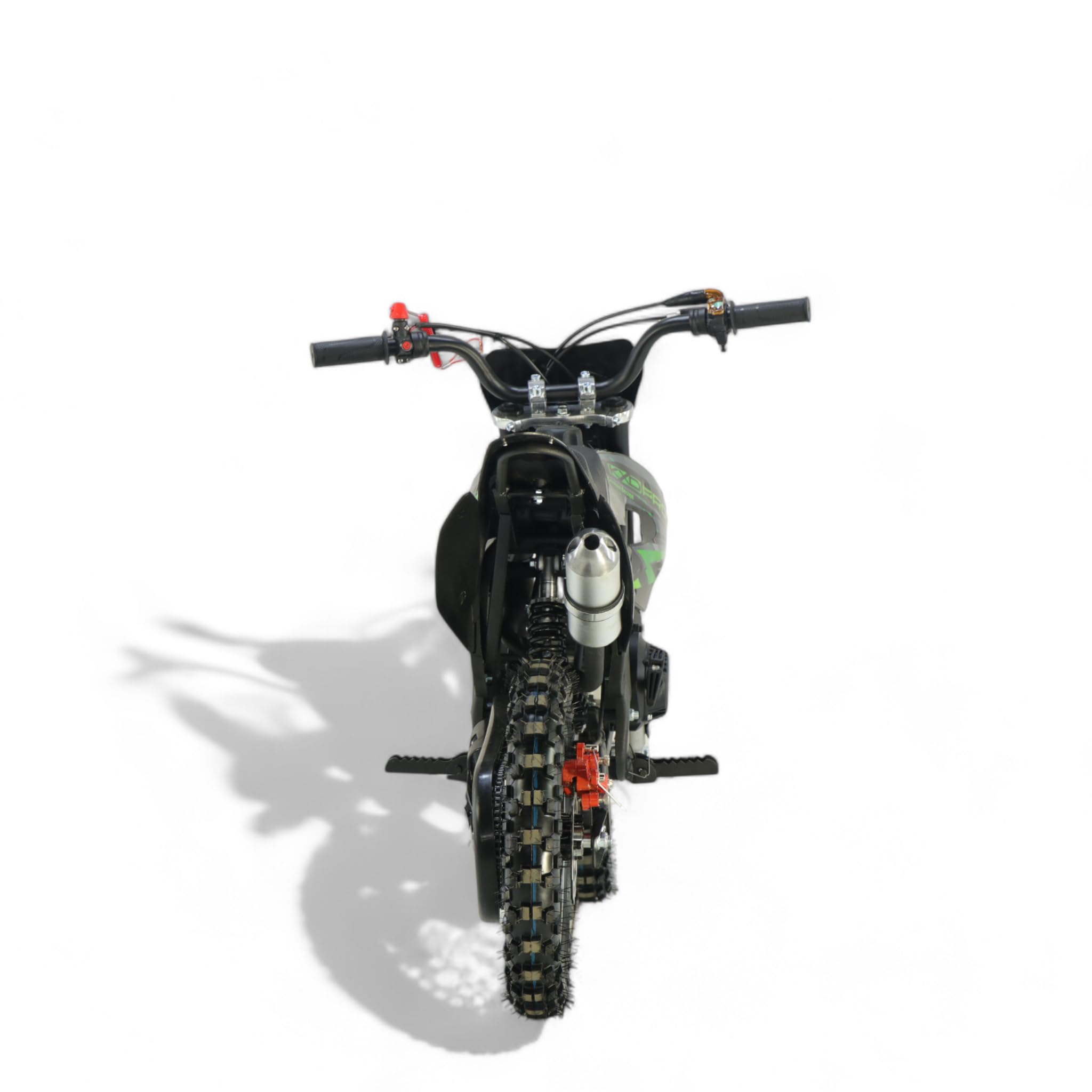 KXD 706/708 Blitzer 49cc Bambino 2 Tempi 45km/h Dirt Bike CrossBike Pitbike Pocket Kids Cross Motor Bike Moto Veicolo bambini (verde, KXD 706A 49ccm 2T)