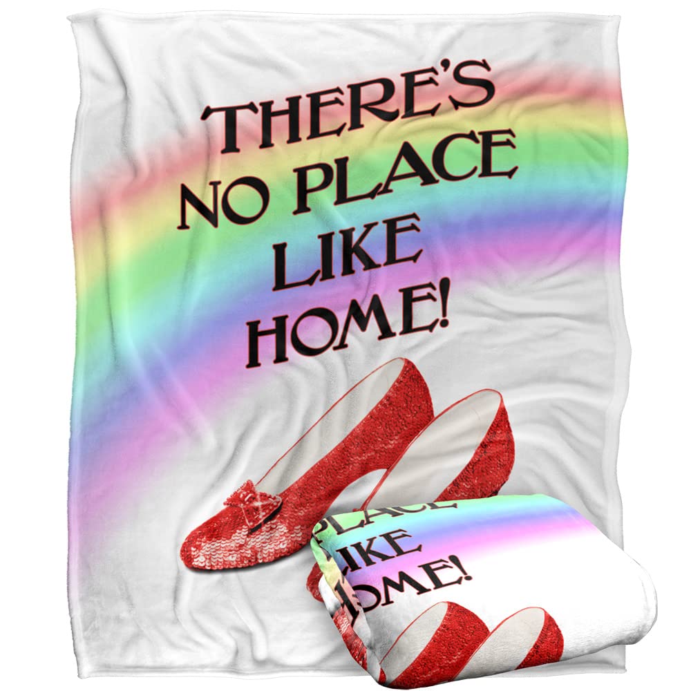 The Wizard of Oz Silky Touch Throw Blanket - Warner Brothers - 152 x 127 cm - White