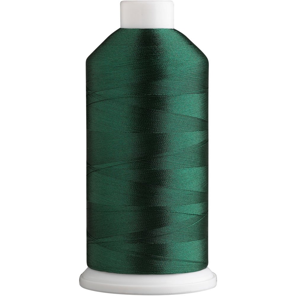 Superpunch SuperB Embroidery Thread 40wt, 5000 m Cone, Forest Green 695
