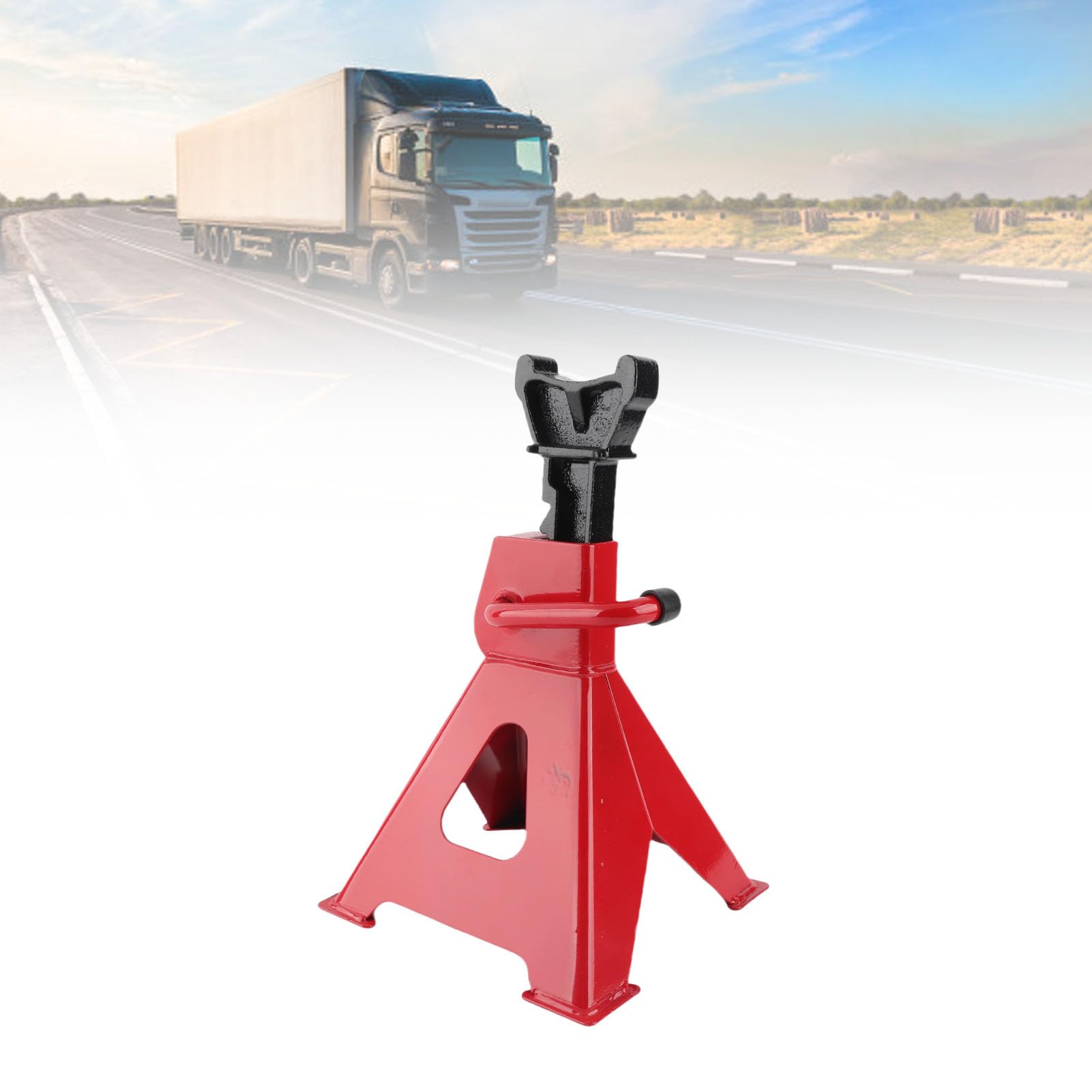 Cavalletto Jack Resistente da 3 Tonnellate per Stabilizzazione Supporto Sollevatore Regolabile per Camion SUV Acciaio Al Carbonio 2 Set per