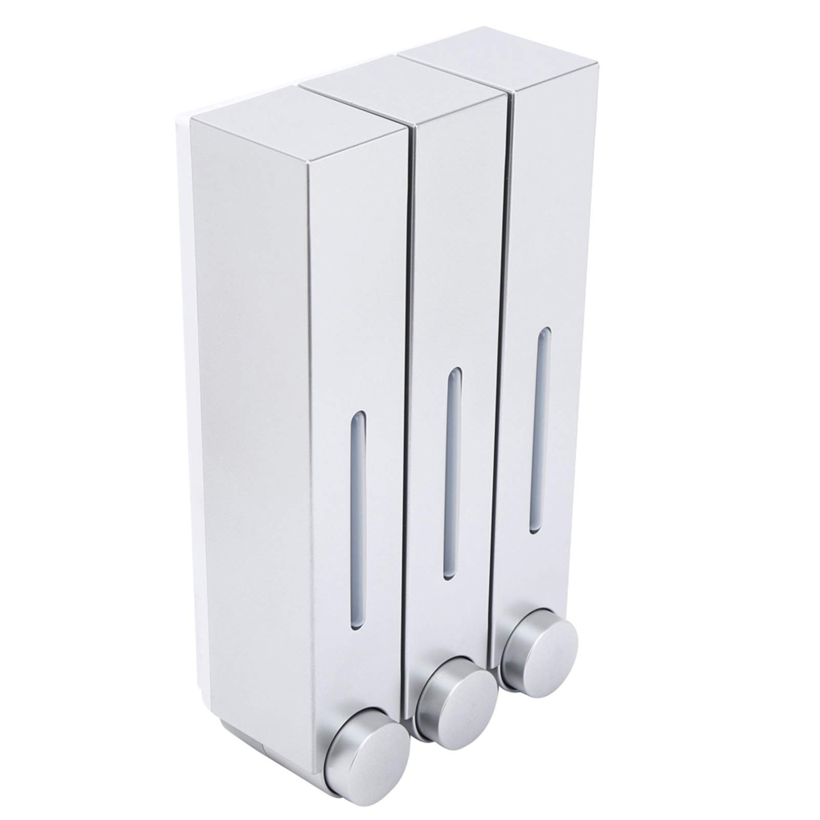 Dispenser di Sapone Liquido, Dispenser di Sapone Liquido per Doccia a Parete Dispenser di Shampoo a Tre Teste per Il Bagno dell'hotel(scheggia)