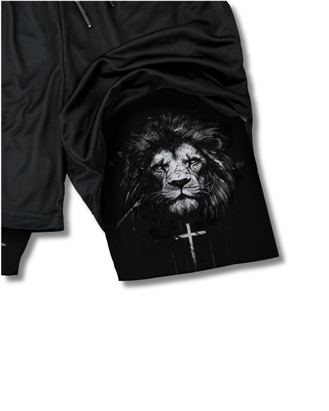 SAVD Christian Performance Shorts Men’s: Gym Shorts with Liner - Image 3