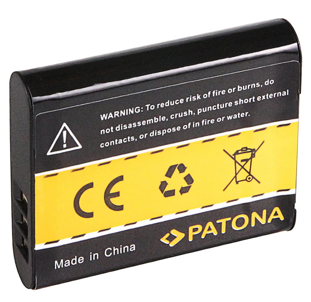 PATONA Chargeur Double avec 2X Batterie de Rechange pour Olympus Li-90b, Li-92b Battery Compatible avec Olympus Tough TG-6 TG-5 TG-4 TG-3 TG-2 TG-1 Stylus XZ-2