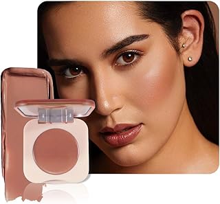 Rubor crema mate para mejillas, maquillaje fa...