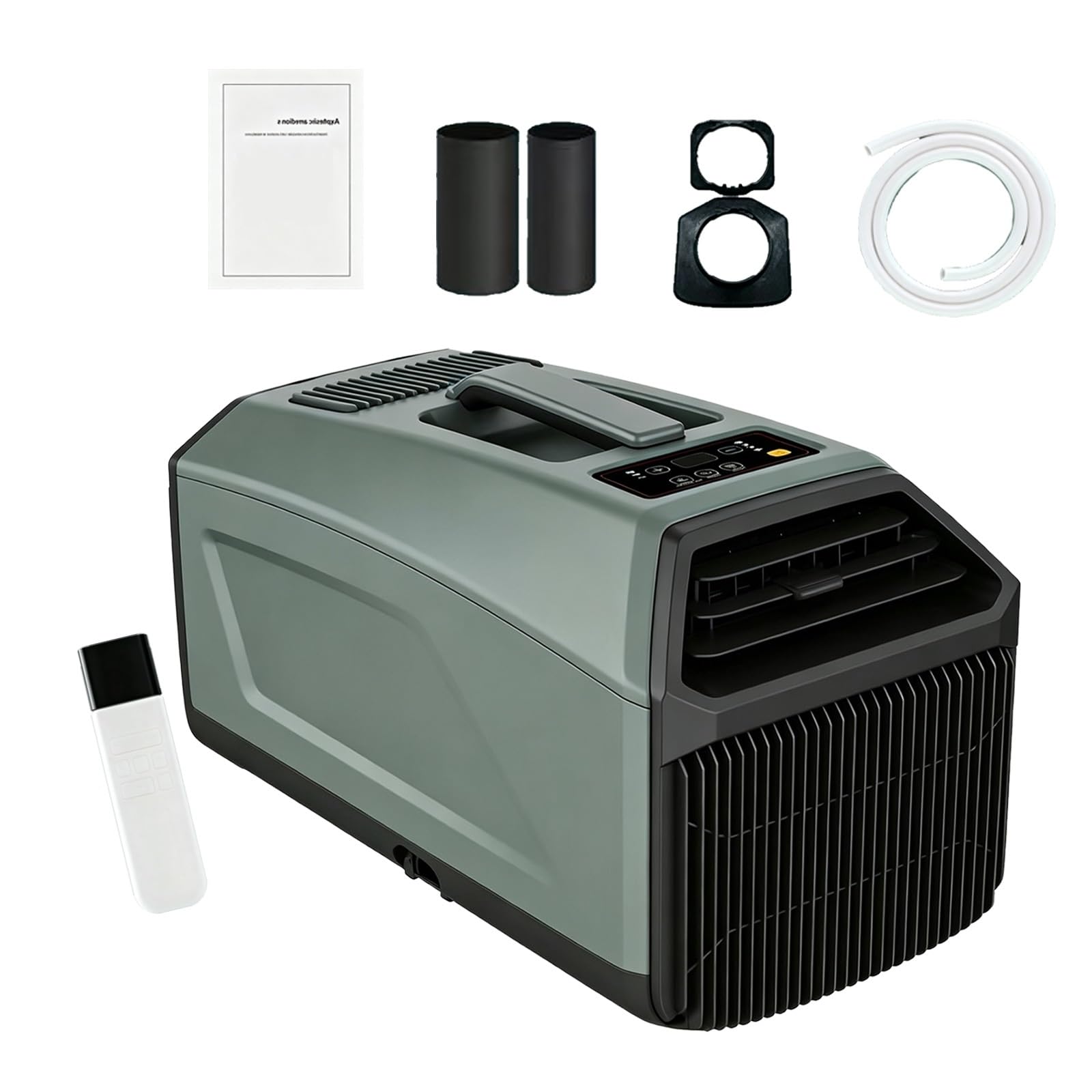 Xenmekrx Green Small Portable Air Conditioner 5000 Btu, Camping Ac Unit