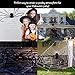 D-FantiX Giant Halloween Spider Motion Voice Activated, 4 Feet Large Light Up Spider with Web Realistic Fake Spider Electronic Scary Halloween Decorations Props Indoor Outdoor Yard
