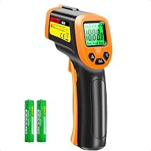 Infrared Thermometer Gun 1112°F, Non Contact IR Temp Gun | -58°F-1112°F Surface Reading, 12:1 D:S Ratio, 0.10-0.99 Emissivity, <0.8s Response, Includes Batteries