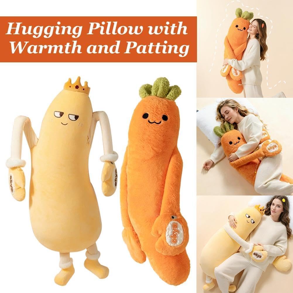 Cuscino da abbracciare in peluche mango, cuscino lungo con braccio RC Heat Pat e cuscini Bluetooth S Cuddle Recording, lenitivo