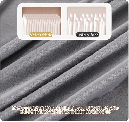 Miniatura 2 de Sábana bajera de franela de felpa, sábana bajera de terciopelo extra suave y esponjoso, sábana bajera súper cálida y acogedora de 11 pulgadas de
