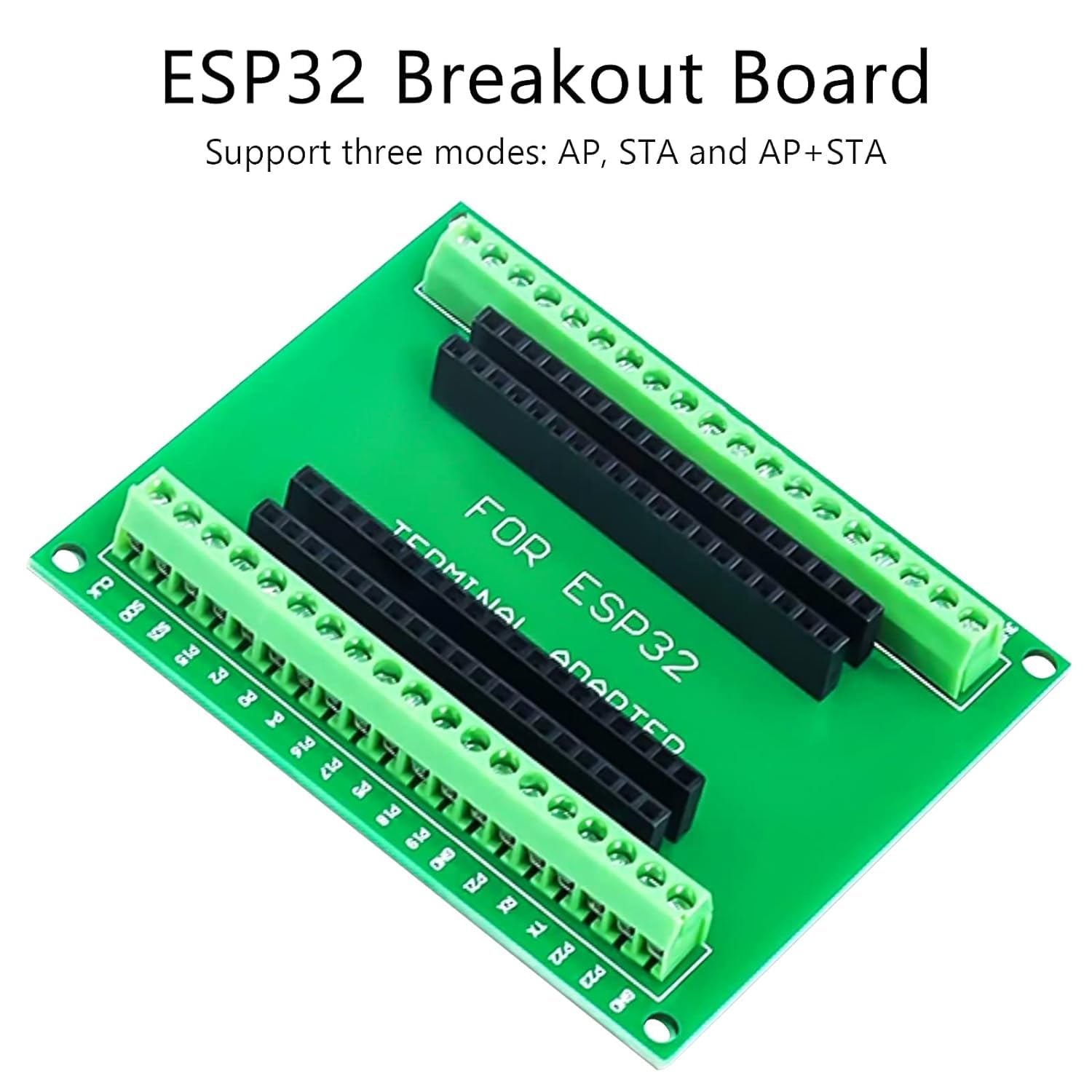 Binghe 2 pezzi ESP schede di espansione, ESP scheda con 38 pin WiFi + Bluetooth 2 in 1 Dual Core CPU a basso consumo energetico compatibile con scheda ESP a 38 pin