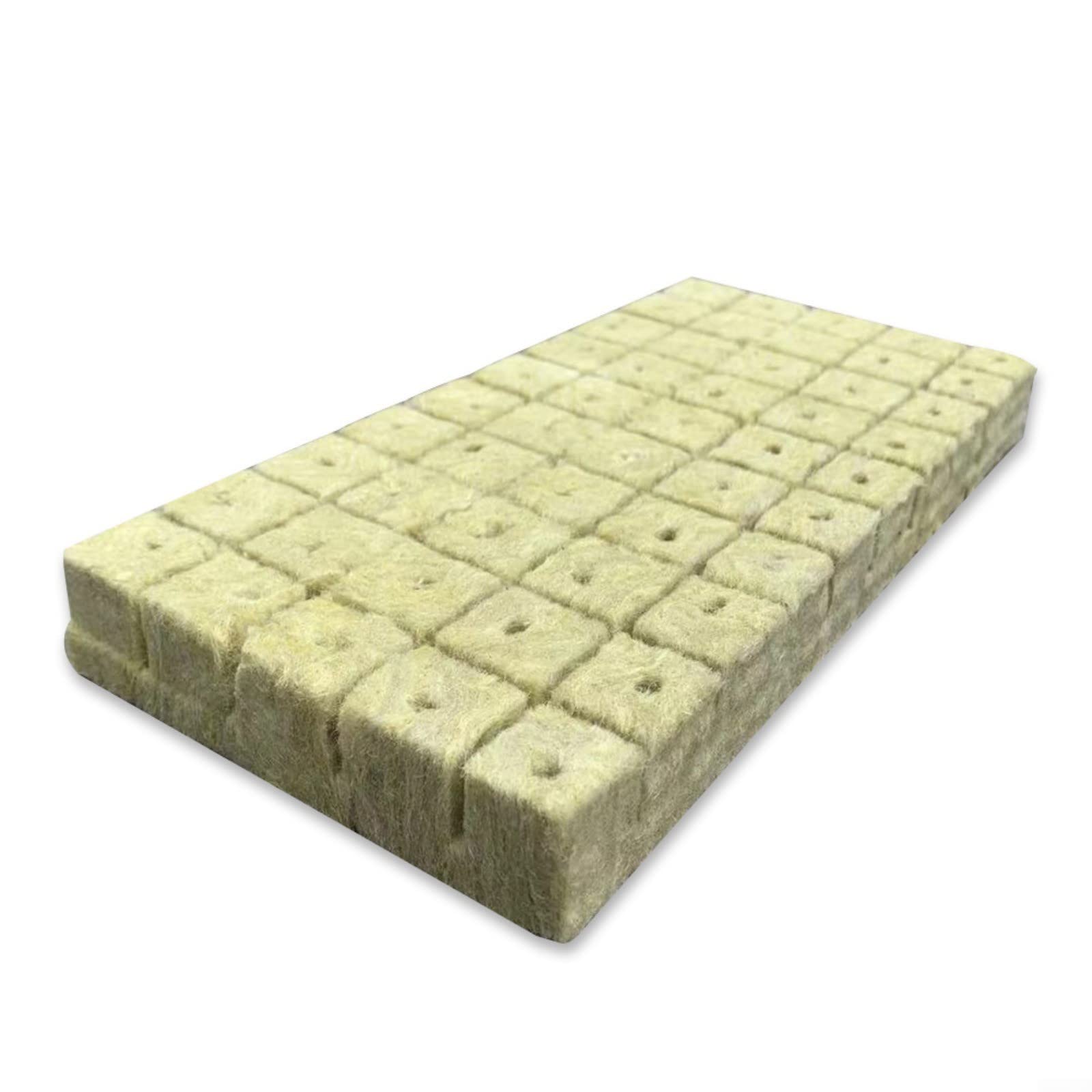 50 Cubes En Laine De Roche - Tapis De Culture Sans Sol - Pour Semis Et Serres