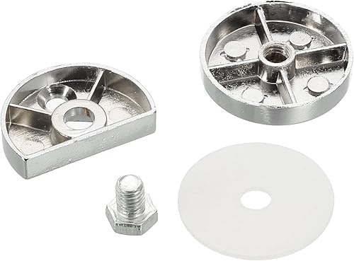 Miniatura 5 de HARFINGTON Clips de espejo, 12 clips de vidrio flotantes para espejo de 0.18 a 0.19 pulgadas de grosor, clips de espejo de baño para espejo sin