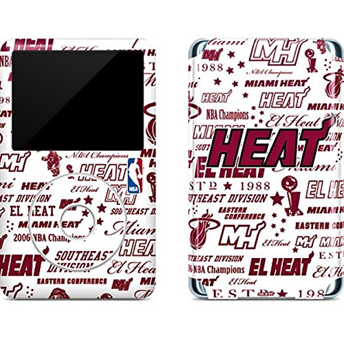 Skinit Decal Mp3 Player Skin Compatible With Ipod Classic (6Th Gen) 80Gb - Officially Licensed Nba Miami Heat Historic Blast Design #TOP11