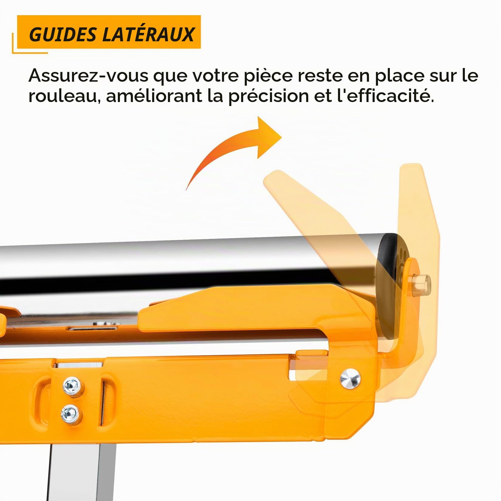 Shall Lot de 2 supports à rouleaux pliants – Capacité de charge de 113,4 kg – Hauteur réglable de 70 à 109 cm – Pour sciage à table – Travail du bois