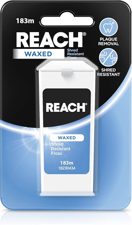 Reach Waxed Dental Floss 183 m Length Health