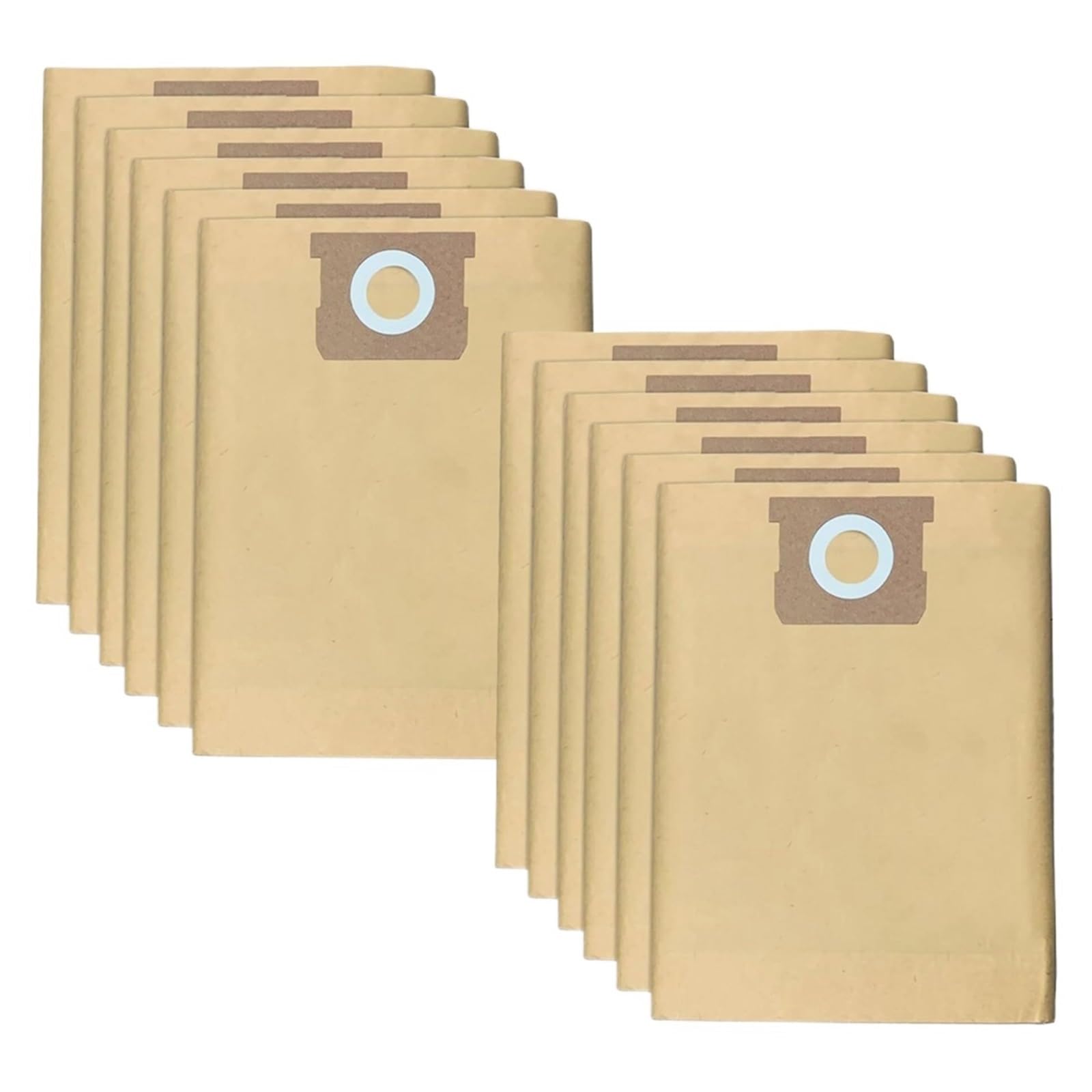 Sacs pour aspirateur DeWalt DXV09P DXV10P à haute filtration, lot de 12 pour poussière fine de chantier