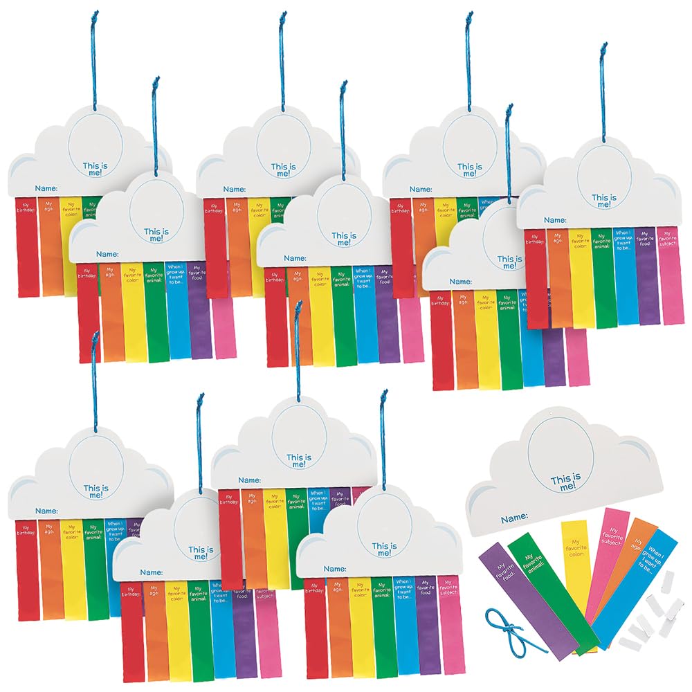 All About Me Rainbow Craft Kit - Craft Kits - 12 Pieces