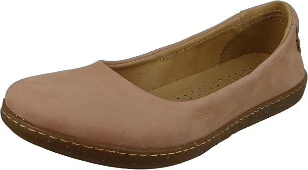 El Naturalista N5226 Pleasant Black/Coral, Ballerines à Bride Cheville