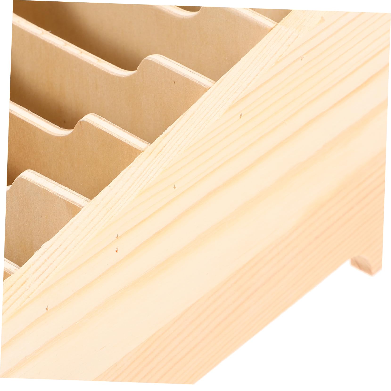 Organizador de Teléfono Móvil de Madera Múltiples Compartimentos para Escritorio, Soporte para Teléfono y Almacenamiento de Llaves y Papelería en Aula o Sala de Reuniones