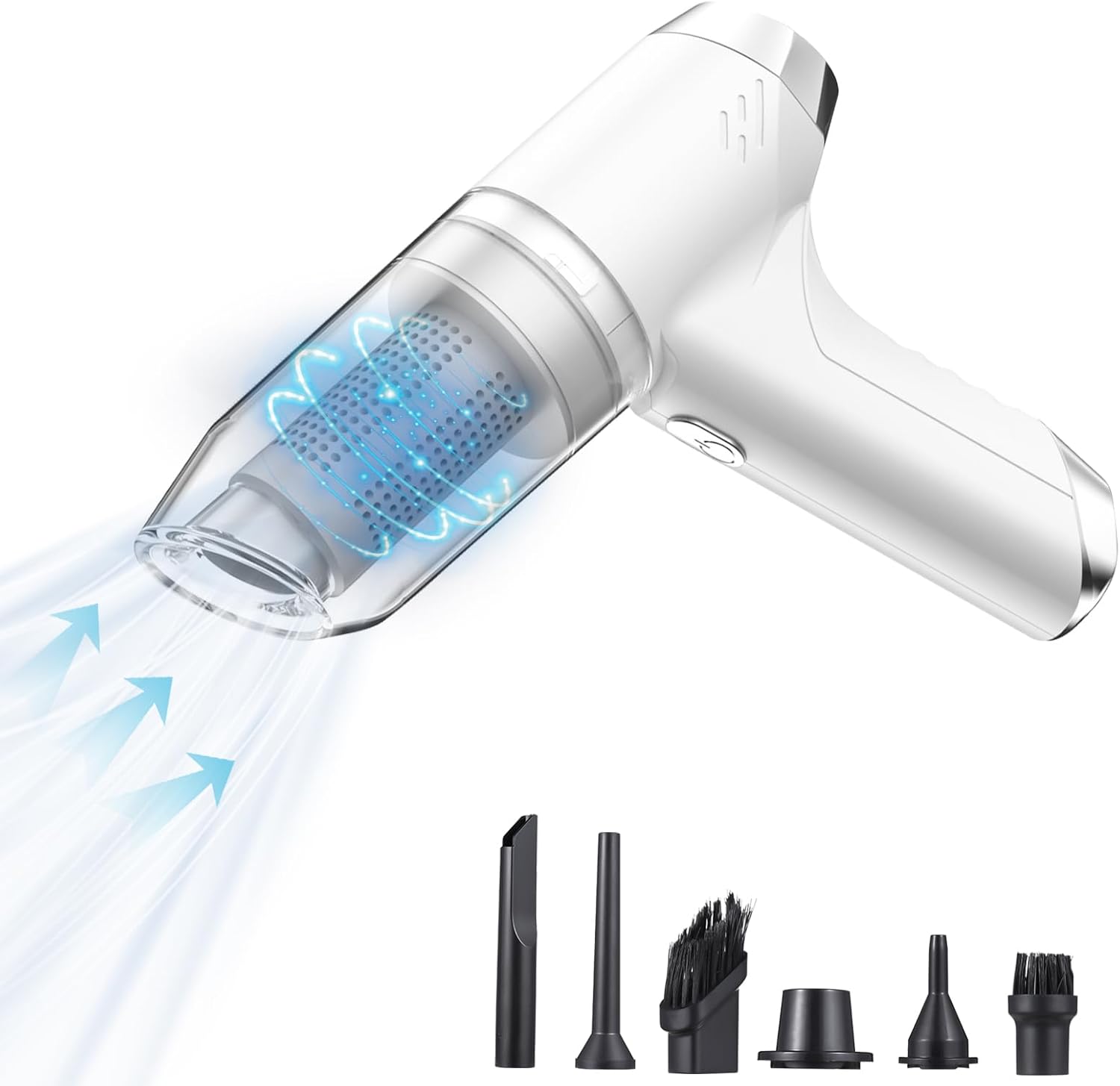 Decdeal Handheld Vacuum Cordless 6500Pa Strong Suction 3 in