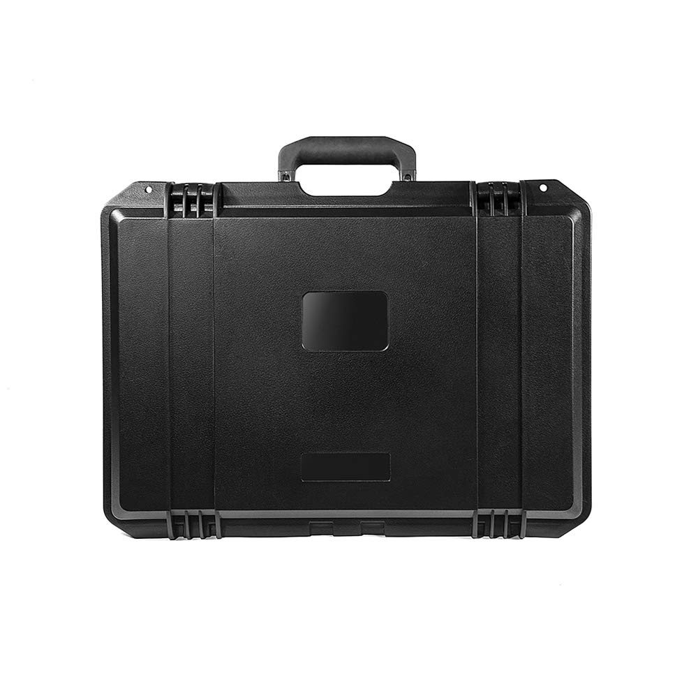 Funda rígida impermeable con inserto de espuma personalizable DIY 19 x 14 x 7 pulgadas (negro)