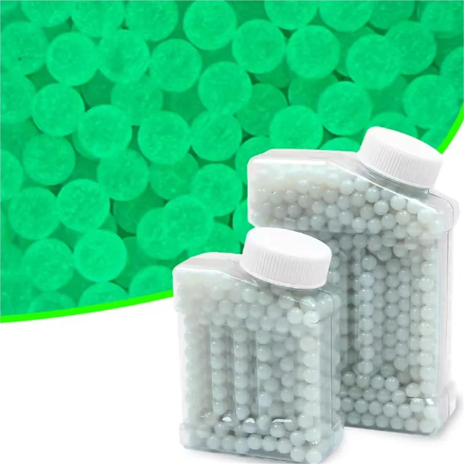 BB da softair 1B 6mm che si illuminano al buio, pallini di plastica fluorescenti for tiro con carabina, morbidi