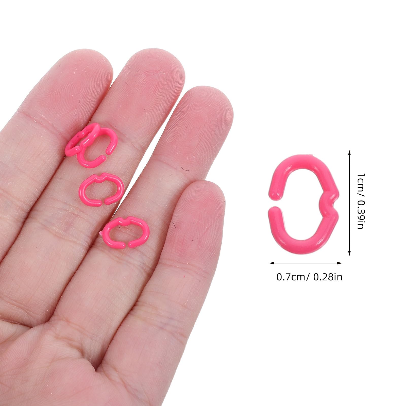 1000 anillos para de pollo: Anillos de plástico para de pollo - Cierres a presión para la boca, accesorio para el manejo de la cría de de engorde