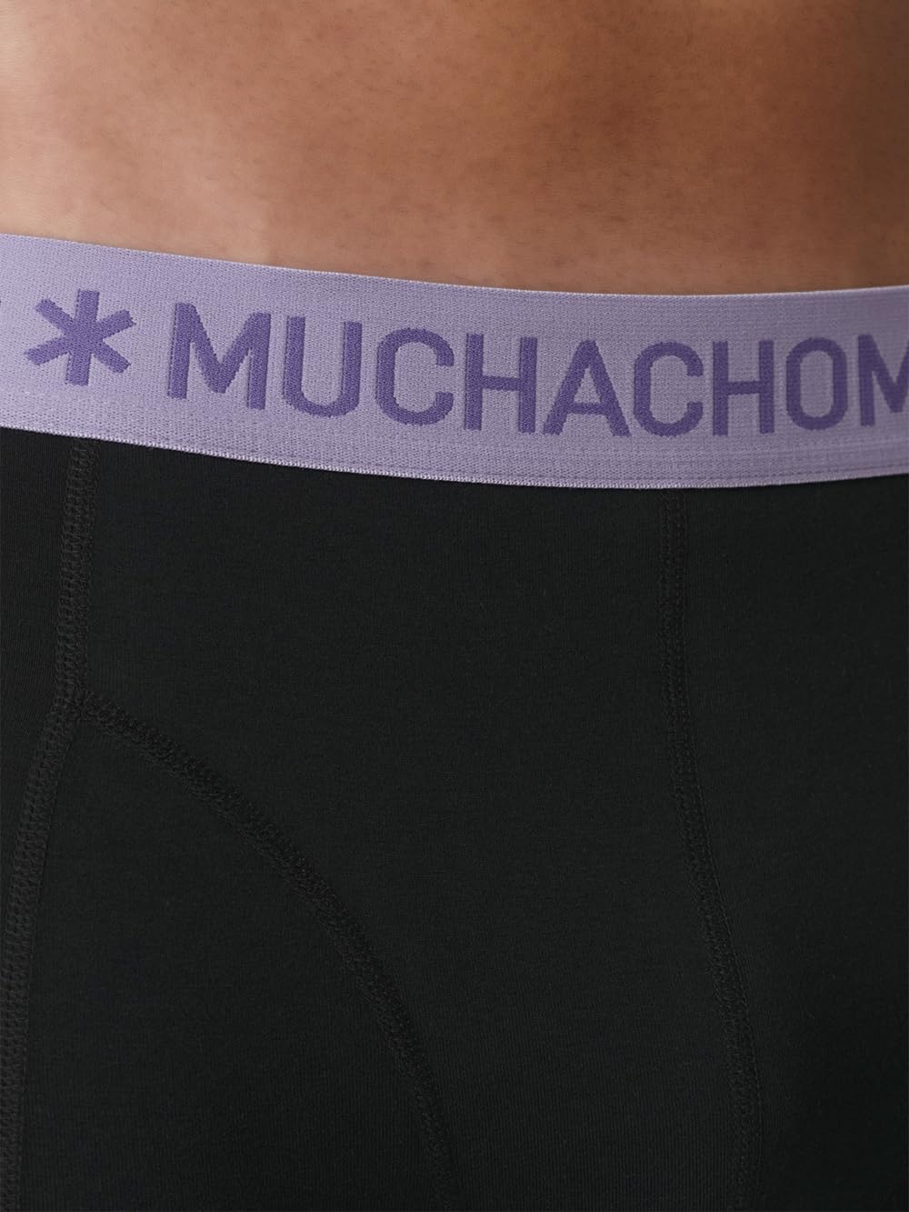 Muchachomalo Uomo Boxer 10-Pack, Tinta Unita, Cotone, Fascia Elastica