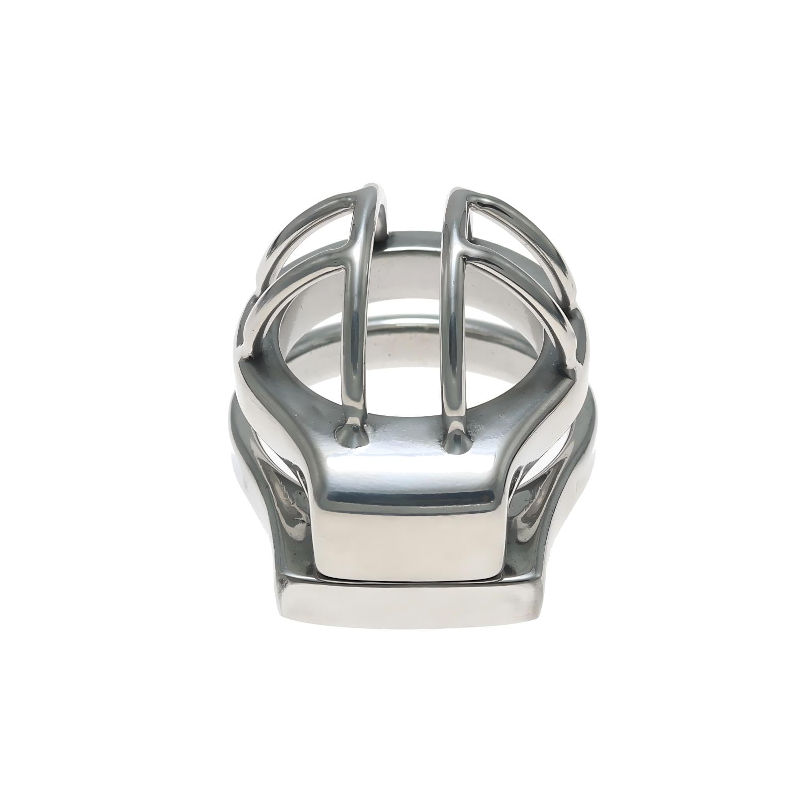 Chastity Cage en Acier Inoxydable Sex Toys Homme Cages de Chasteté Pénis avec Serrure et Ceinture Dissimulées Cage Chastetée en Métal Creuse et Respirante pour le Bondage du Pénis (A,45mm)