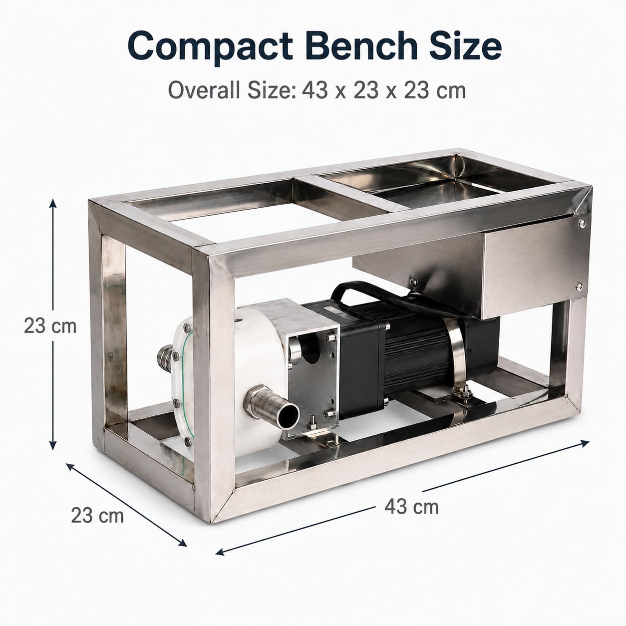 Heavy Duty Honey Pump Regulowana Prędkość Stal nierdzewna obraca się w obu kierunkach do lepkiego przeniesienia płynu z wyjmowaną głowicą dla łatwego czyszczenia i stabilnej pracy w kuchni komercyjnej