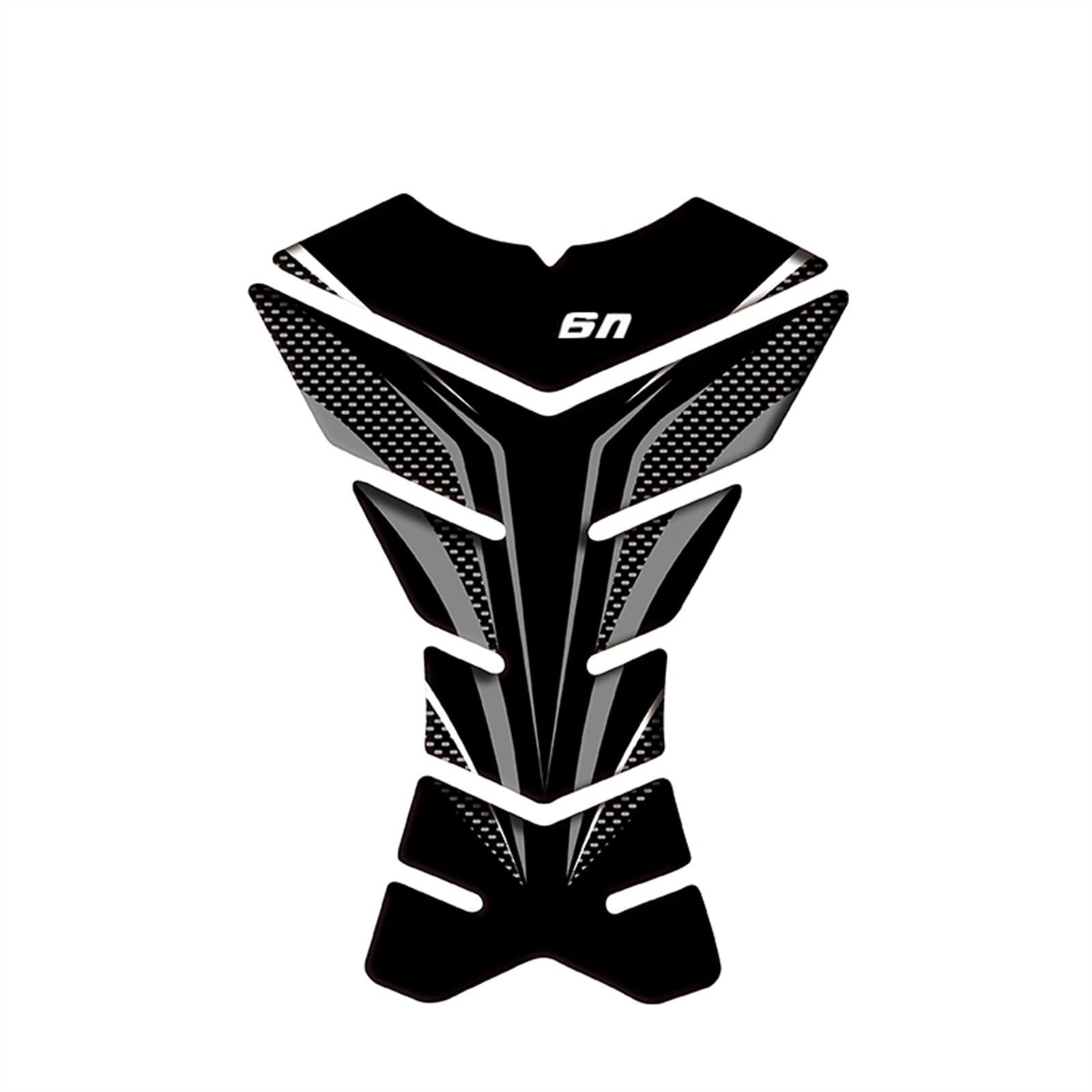 Ysdsls Color1 Motorcycle Sticker Emblem Tank Pad Decal Fishbone For Kawasaki For Er6n For Er-6N All Years(Color1)