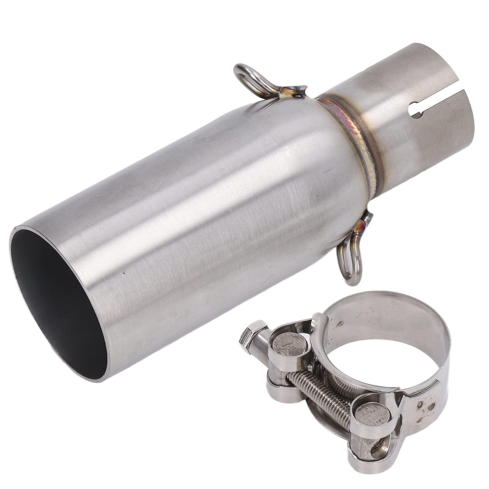 EVGATSAUTO Tuyau de Liaison Intermédiaire D'échappement de Moto, Réaménagement du Tube Intermédiaire D'échappement pour BEVERLY 125 300 MP3 125 250 300 LT X10 125