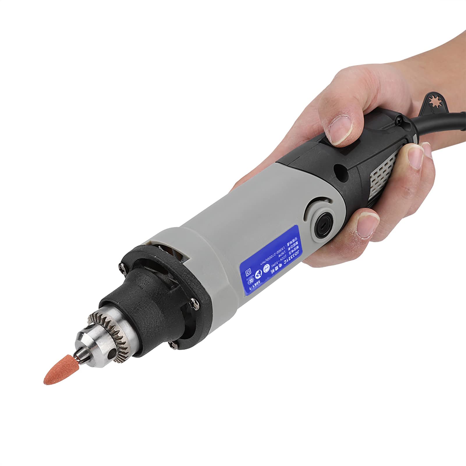 Fabater Smerigliatrice Elettrica da 400 W 6 Utensili Rotanti a Potenza Variabile per Taglio, Smerigliatura, Lucidatura, Intaglio, capacità di Serraggio da 0,6-,5 Mm, Mini Smerigliatrice, Design con