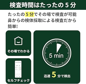Amazon.co.jp: 100個セット インフルエンザ検査キット コロナ