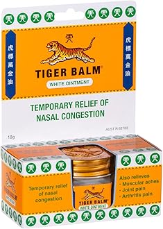 Tiger BalmWhite Ointment 18g (Pack of 3)
