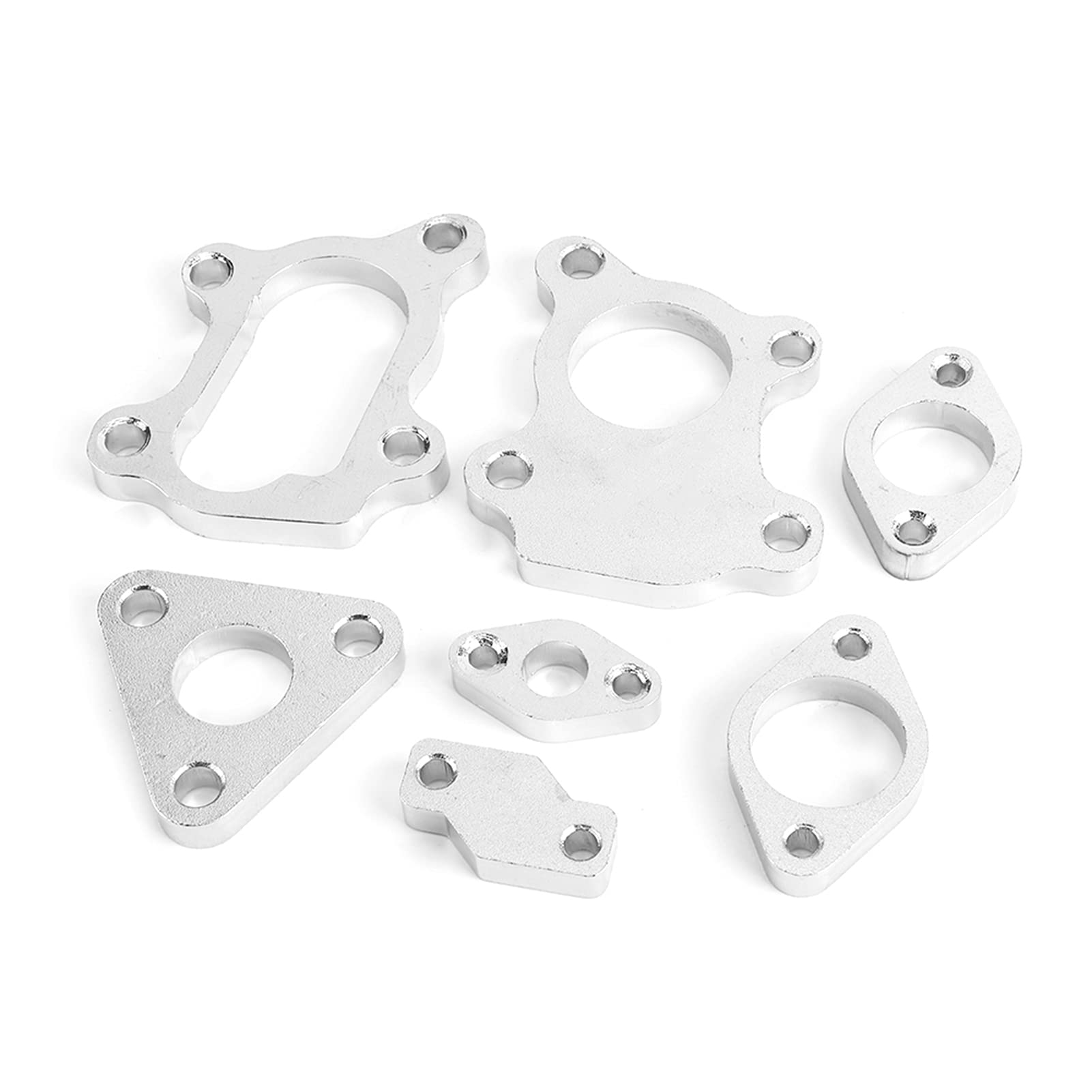 Kit flangia Turbo Torvex, set flangia turbocompressore 7 pezzi Set completo di adattatori di scarico compatibile con supporto turbo IHI RHB31 VZ21