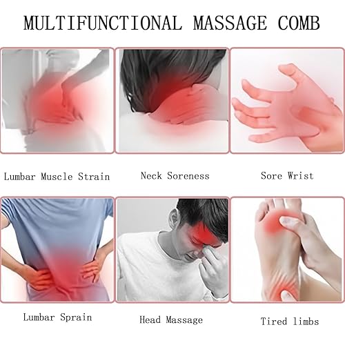 Miniatura 7 de KuuGuu 2 peines de jade con piedra de masaje para el cabello, peine de cuero cabelludo, herramienta de masaje para el cuidado del cuero cabelludo,