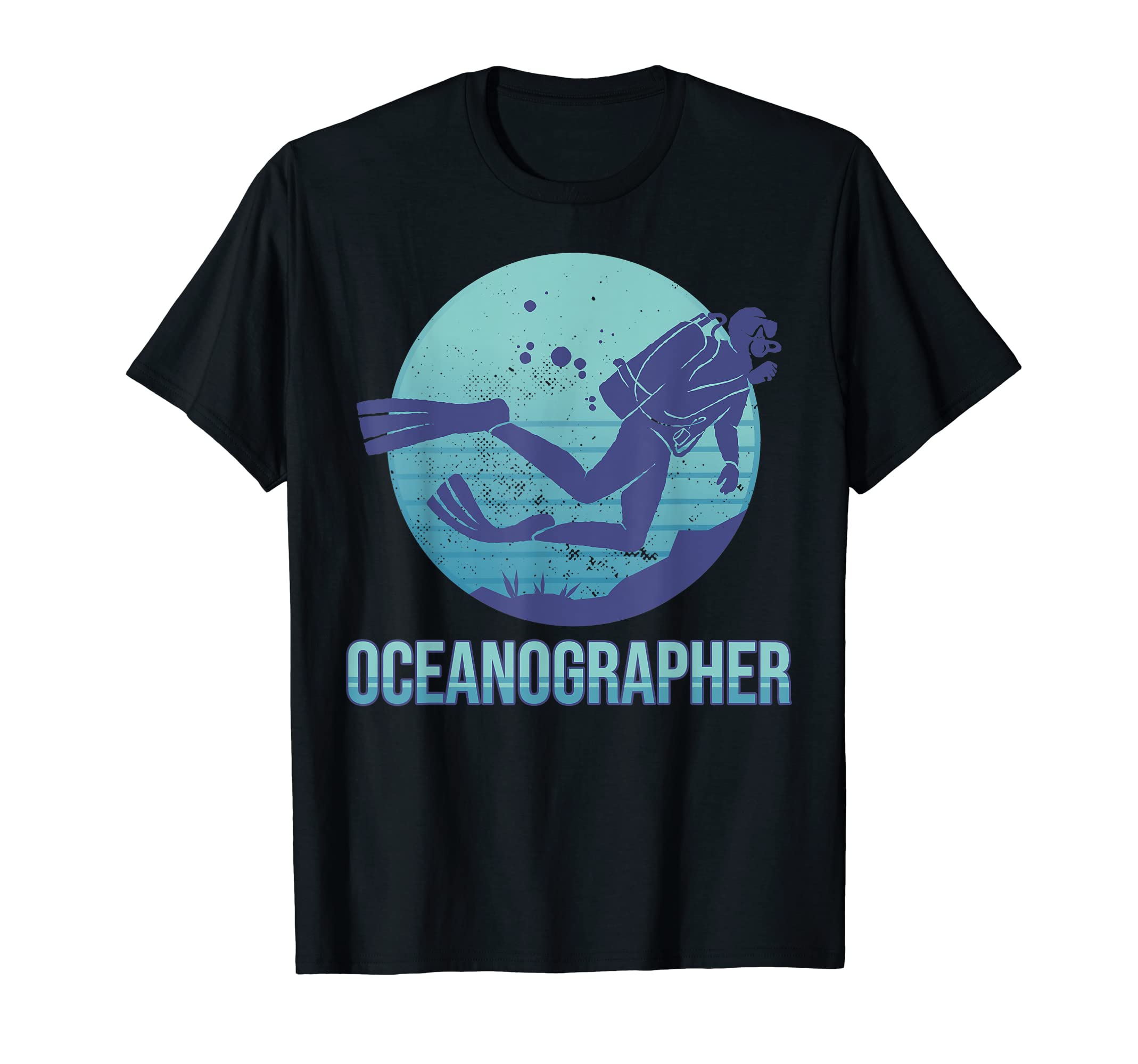 Oceanographer Apparel Co.Oceanographer Marine Life Ecosystem Vintage Oceanography Fun T-Shirt