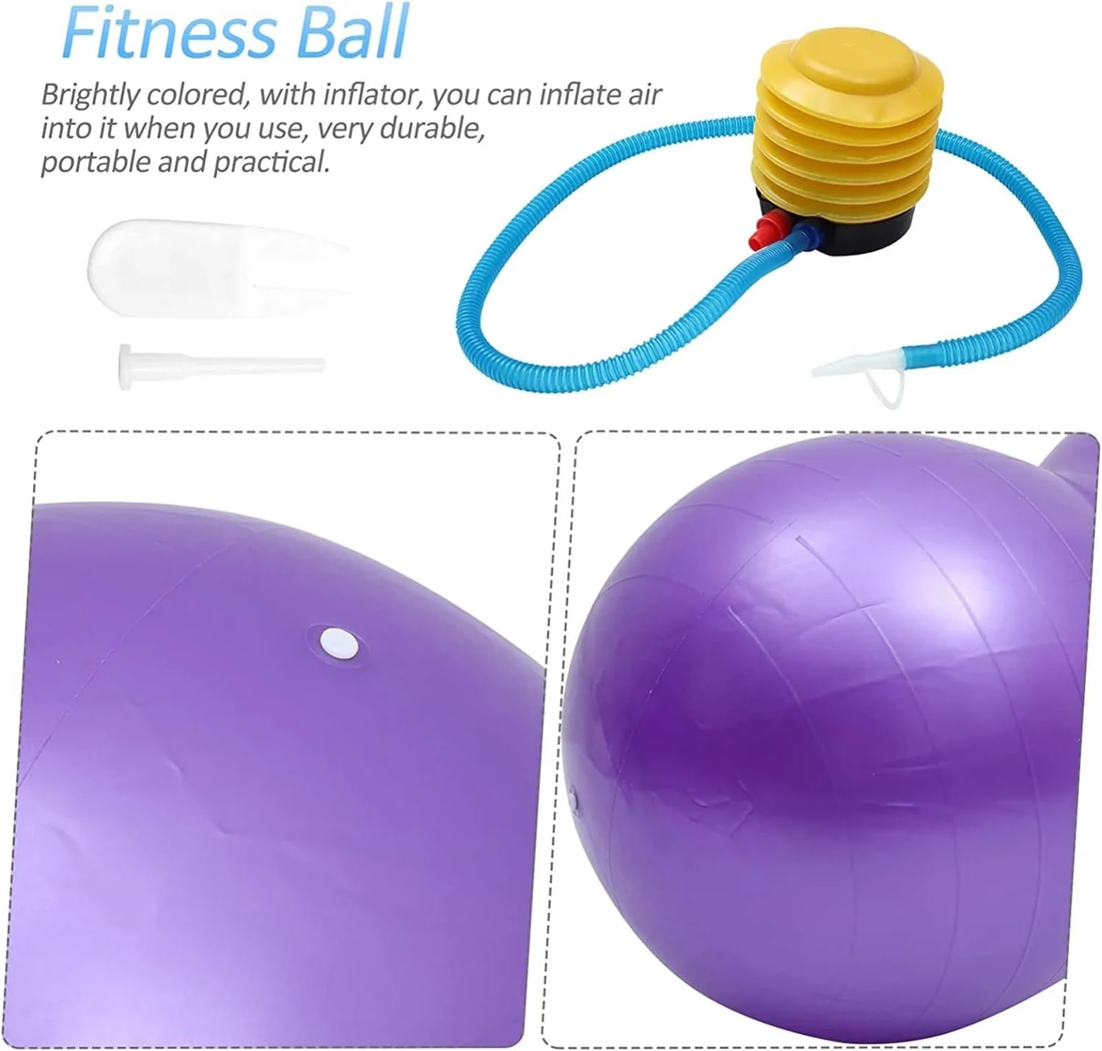 Balance Trainer Esercizio Palla Yoga Arachidi Palla Yoga Palla Con Gonfiatore Fitness Palla Addensare Palla Per Yoga Pilates