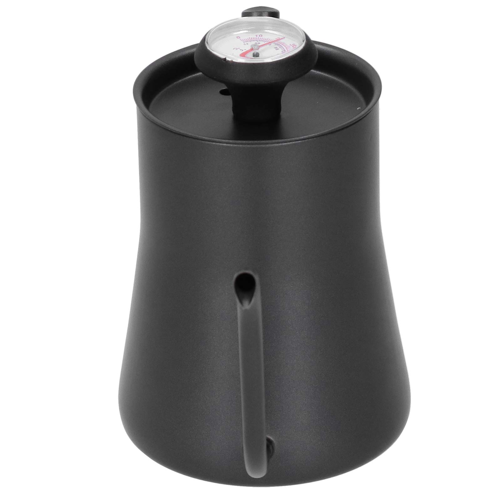 TOPINCN Caffettiera in Acciaio Inossidabile Bollitore con Beccuccio Lungo e Stretto da 650 Ml con Termometro per gli Amanti del caffè (#1)