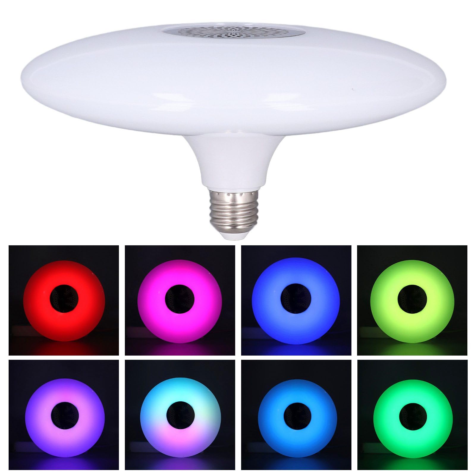 Lampadine LED, Lampadina con Altoparlante Modalità Multiple di Effetti di Luce Lampadina RGB Smart Music con Telecomando per Camera da Letto Soggiorno Feste di Famiglia Club Bar